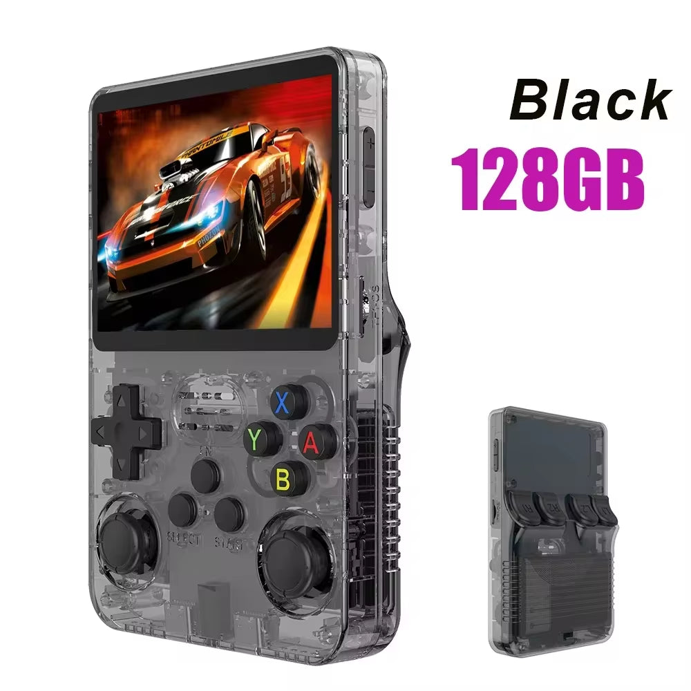 NEW Retro Handheld Game Console Linux System 3.5 Inch IPS Screen Portable Pocket Video Player 64GB 128GB Games Kid Gift
