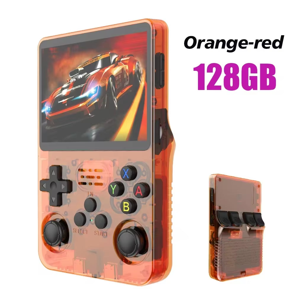 NEW Retro Handheld Game Console Linux System 3.5 Inch IPS Screen Portable Pocket Video Player 64GB 128GB Games Kid Gift