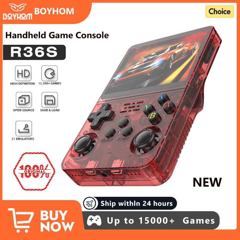 NEW Retro Handheld Game Console Linux System 3.5 Inch IPS Screen Portable Pocket Video Player 64GB 128GB Games Kid Gift