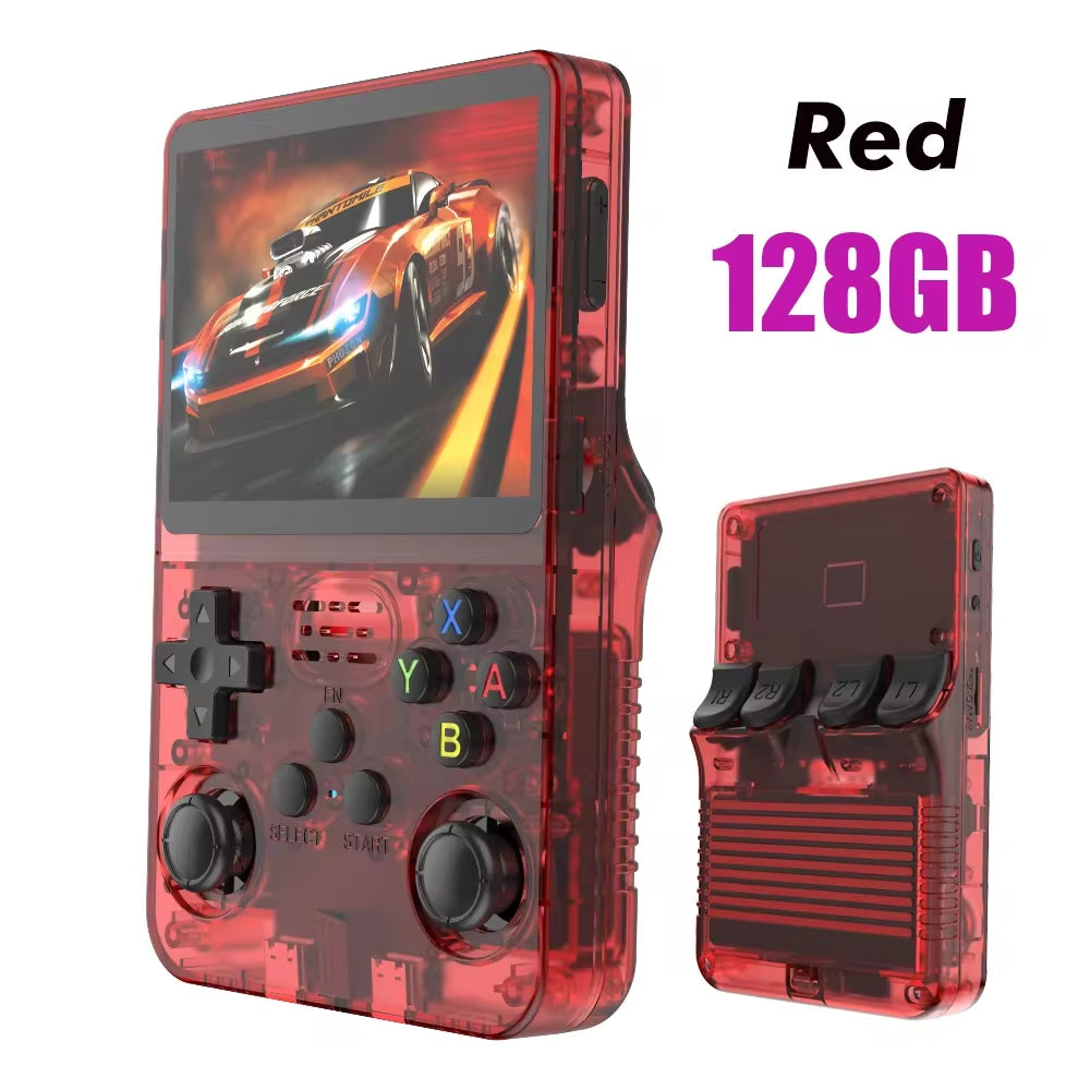 NEW Retro Handheld Game Console Linux System 3.5 Inch IPS Screen Portable Pocket Video Player 64GB 128GB Games Kid Gift