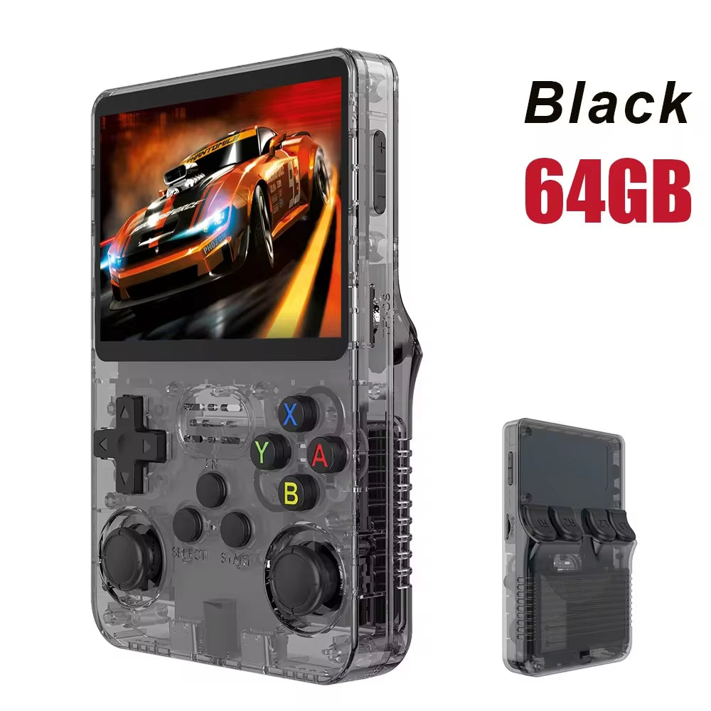 NEW Retro Handheld Game Console Linux System 3.5 Inch IPS Screen Portable Pocket Video Player 64GB 128GB Games Kid Gift