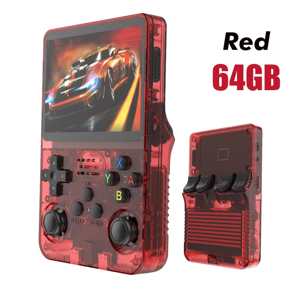 NEW Retro Handheld Game Console Linux System 3.5 Inch IPS Screen Portable Pocket Video Player 64GB 128GB Games Kid Gift