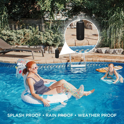 Portable Bluetooth Speaker, Wireless Speaker with Loud Stereo Deep Bass Sound, Outdoor Speakers with Bluetooth 5.0, 30H Playtime, Dual Pairing for Home,Party
